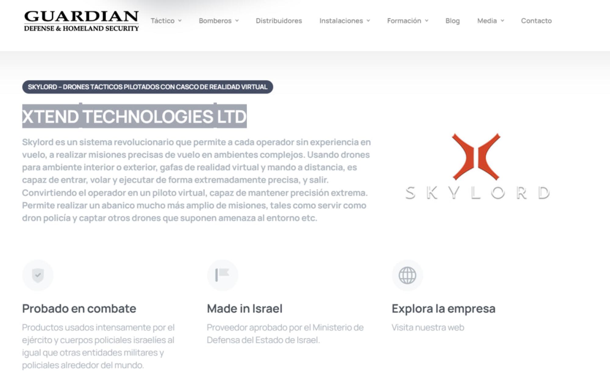 Xtend -drones israeíes